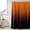 Orange, variant on Burnt Orange Black Ombre Shower Curtain, Waterproof Shower Curtains for Bathroom, Modern Abstract Striped Gradient Washable Fabric Bathtub Curtain Set Bath Decor with 12 Hooks Long 72"x84"