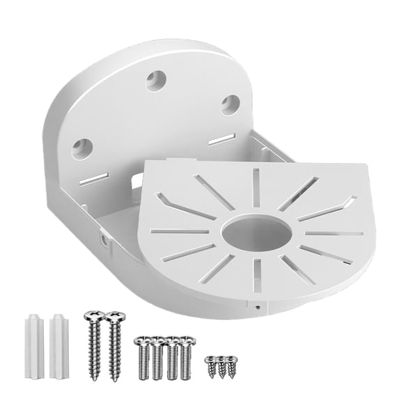 Durability Plastic Wall Mount Bracket For 3Inch Security Cameras Compactly Design
