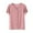 Pink, variant on Button down Shirts for Women Short Sleeve Tees Summer Fashion Casual Solid Color Tops Loose Fit Basic Blouses (2XL, Pink)
