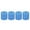 Blue, variant on 4-Piece High-temperature Silicone Spacers Hot Bed Leveling Column 3D Printer Accessories for CR10 CR10S Ender3