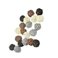 thumbnail image 5 of 40 Rattan Balls Decorative Orbs Natural Woven Vase Filler Balls Ceiling Hanging Ornaments Pendant for Home Office Wedding Birthday Party 3cm, 5 of 7