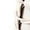 White, variant on Kid's Girls Leather Lace-up Zipper Plush Lined Mid Calf Combat Riding Winter Boots (Toddler/Little Kid/Big Kid) White 1(34)