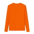 thumbnail image 5 of IFNWSV Tops for Girls Long Sleeve Crewneck Heart Print Pullover Top Casual Blouse Tee for Girls Orange 7 Years, 5 of 5