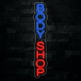 thumbnail image 4 of Body Shop Neon LED Sign 5"L x 27"H #32949, 4 of 4
