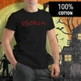 thumbnail image 2 of Halloween Men's Horror Redrum Black Short Sleeve T Shirt, 2 of 6