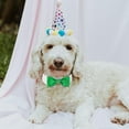 thumbnail image 5 of Elegante pajarita para perro, linda pajarita de esmoquin con cuello blanco ajustable para mascotas formales, perfecta para San Valentín, bodas, 5 of 5
