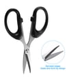 thumbnail image 4 of Uxcell Fishing Scissors Stainless Steel Non-Slip Braided Serrated Edge Scissor with Quick Release Buckle,2 Pack Black, 4 of 6