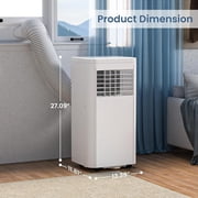 Havato Portable Air Conditioners 8,000 Btu, Quiet Portable Cooling AC Up to 350 Sq.Ft. , 3-1 AC Unit with Remote 24H Timer ,White