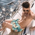 thumbnail image 2 of luoweisi Men's Beach Shorts Quick Dry Swim Trunks with Mesh Lining Alpaca XL, 2 of 5