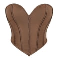 thumbnail image 1 of Lindo corsé sin tirantes con forma de corazón de malla transpirable con hombros descubiertos y corsé push-up para mujer, ropa exterior, lencería sexy, 1 of 6