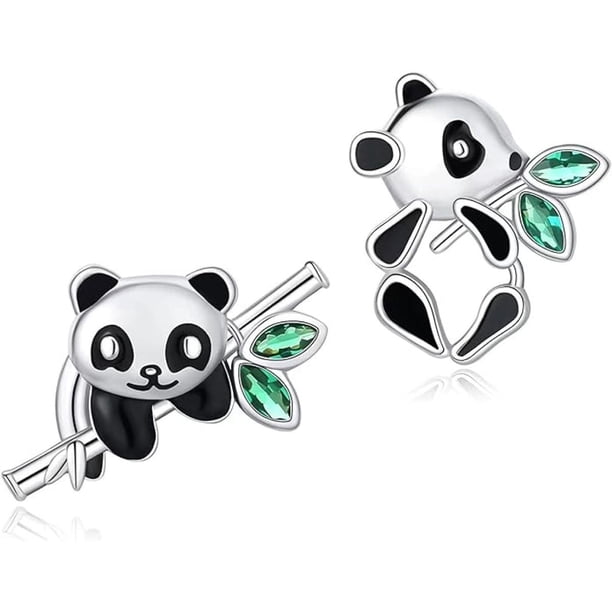 Pendientes de tuerca para mujer con diseño de panda, regalos para mujer, ligeros, cumpleaños, día de San Valentín, día de la madre, regalo de Navidad