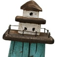 thumbnail image 5 of Wooden Rustic Lighthouse Nautical Tabletop Decoration Beach Themed Decor, 5 of 6