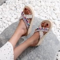 thumbnail image 5 of Fesfesfes Fesfesfes Summer Sandals for Women Open Toe Sliders Shoes Comfy Platform Wedge Sandals Casual Colorful Braid Band Beach Sandals Bohemian Roman Sandals, 5 of 7