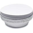 thumbnail image 2 of (45 Pack) Premium 9-Inch Round Foil Pans with Board Lids l Heavy Duty l Disposable Aluminum Tin for Roasting, Baking, or Cooking$$Home Decor, Kitchen, & Other, 2 of 12