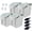 Green 4Pack, variant on Large Flour Storage Container Bin 25lb, 2Pack Airtight Rice Storage Containers with Wheels Seal Locking Lid, BPA Free with Measuring Cup&Scoop for Flour, Rice, Grain(Gray)