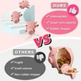 thumbnail image 4 of Creamily  Hamm Piggy Bank Cute Pink Pig Money Box Plastic Saving Coin Box with Color Package Money Bank Great Gift Toy, 4 of 8