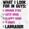 thumbnail image 2 of What I Look In Guys Labrador Dog Lady Women Plus Size Graphic Pullover Hoodie Brisco Brands 4X, 2 of 4