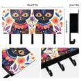 thumbnail image 2 of Cats Flowers Painting Mail Holder Organizer Wall Mount with Shelf Key Holder Key Rack with 5 Key Hooks for Wall Decorative, 2 of 6