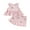 Watermelon red, variant on Miaouyo Kids Baby Girls Summer 2 Piece Outfits 6 12 18 24 Months 2T 3T 4T 5T Berry Print Sleeveless Round Neck Tank Tops and Ruffled Shorts Set