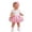 Pink, variant on SUXIAN Mini Skirts For Girl Ruffled Polka Dot Mesh Tutu Skirt Headband Set For Baby Girls Skirt White 9-12 Months