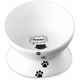 thumbnail image 1 of Cuenco para gatos antivómitos, cuencos elevados para comida para gatos, cuenco elevado inclinado para gatos, cuenco de cerámica para comida para perros pequeños, protege la columna vertebral de las m, 1 of 5