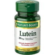 Nature's Bounty Lutein 20 mg 40 Softgels (Pack of 3)