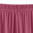thumbnail image 4 of Inleife Women's Summer Elastic Waist Thin Quarter Shorts Color Thin Style Casual Pajamas Loose Size Home Pants, 4 of 6