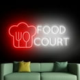 thumbnail image 3 of Handmadetneonsign Food Court Neon Sign, Diner Wall Art Decor, Dining Led Neon, Kitchen Wall Decor 51582, 3 of 5