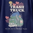 thumbnail image 3 of Trash Truck Hearts All Around Youth T Shirt (Navy, XS-XL), 3 of 4