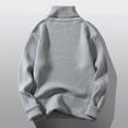 thumbnail image 4 of Mens Turtleneck Sweater Cable Knit Sweater Tops Casual Loose Fit Thick Pullover Long Sleeve Chunky Knitwear Sweaters, 4 of 5