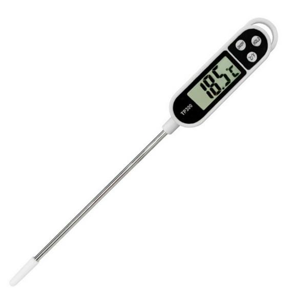Heldig Meat Thermometer with Long Probe Digital Instant Read Food Thermometer for Grilling Smoker BBQ Kitchen Cooking Candy Thermometer with Calibration