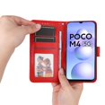 thumbnail image 3 of Funda tipo cartera GANGXUN para Xiaomi Poco M4 5G , diseño girasol, cuero PU, soporte, cierre magnético, tarjetero, 3 of 5