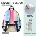 thumbnail image 5 of Colorful Tie Dye Pattern Backpack for School,Cute School Bag,Schoolbag with Adjustable Shoulder Straps & Padded Back,15.25"x11.5"x5.25", 5 of 5