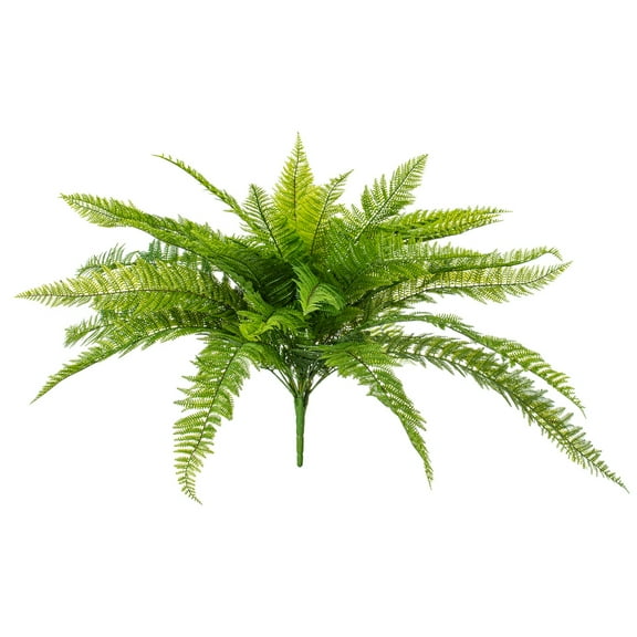 31"Green Leather Fern UV