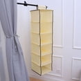 thumbnail image 4 of Bolsa de almacenamiento colgante para armario, 6 rejillas, color beige, 4 of 5