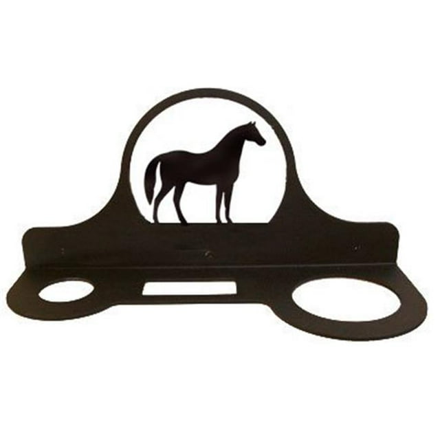 Village Wrought Iron HD-68 Caddy de Soin Capillaire - Silhouette de Cheval Debout