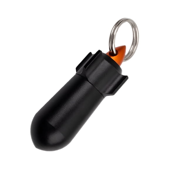 ACDANC Mini Pill Box Keychain Portable Medicine Organizer Vitamin Holder