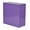 Purple, variant on Scranton & Co 2 Shelf Metal Bookcase in White