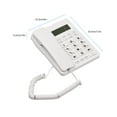 thumbnail image 2 of Desktop Corded Landline Phone Fixed Telephone Big Button for Elderly Seniors Phone with LCD Display Mute/ Pause/ Hold/ Flash/ Redial/ Hands Free Functions for Home Hotel Office Bank Call Center, 2 of 9