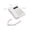 White, variant on Rupoun VTC-500 Corded Landline Phone with Big Button LCD Display Crystal Clear Hands-Free Speakerphone Desktop Fixed Telephone for Home Office Hotel, Black, 7.5 x 6 Inches / 19.3 x 15.2 cm
