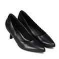 thumbnail image 3 of LuckLilac Women's Pumps 2.1inch Shoes Slip-Resistant Dress Shoes, Low Kitten Heel, Pointy Toe, Jet Black,8M, 3 of 5