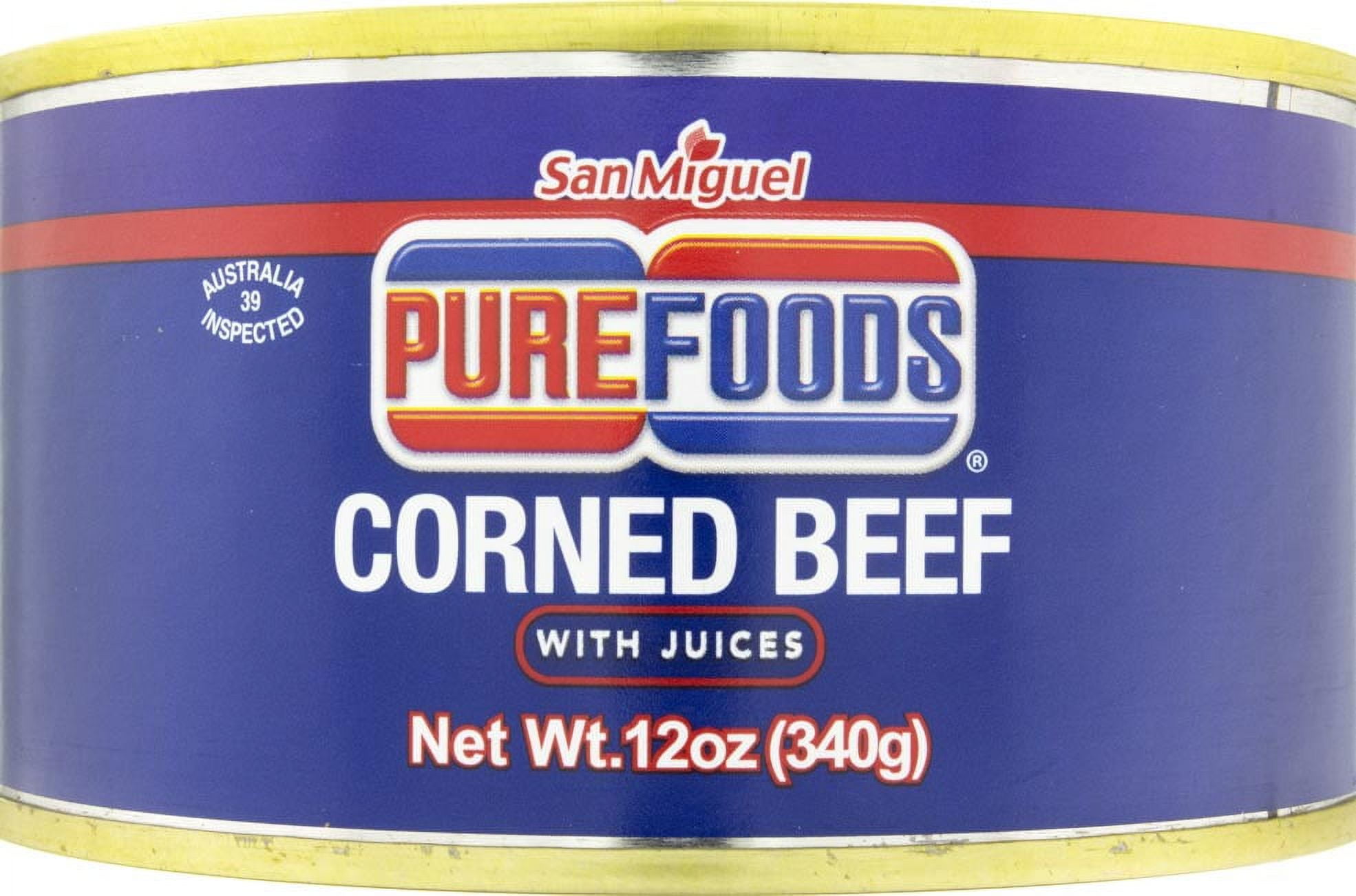 Purefoods Corned Beef with Juices, 12 oz
