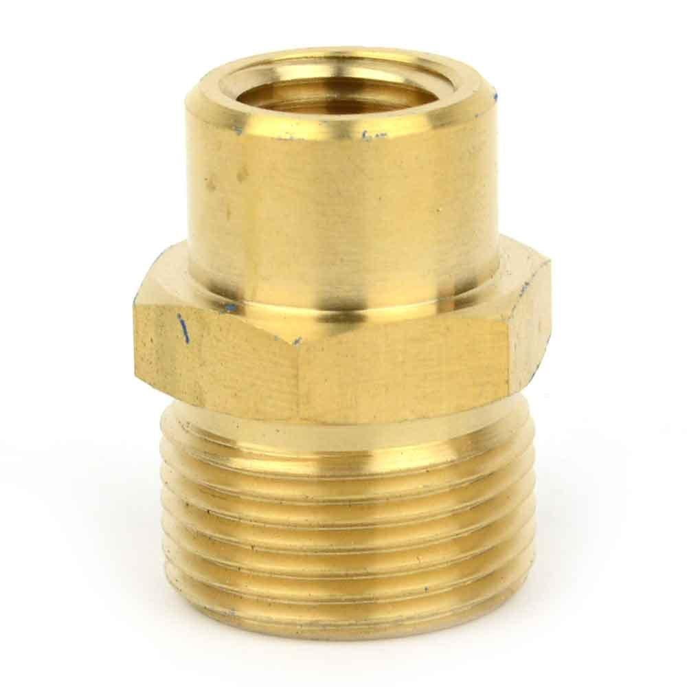 Pressure Washer Jet Wash 1/4 female to 3/8 male Brass Coupling Joiner 