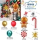 thumbnail image 3 of Juego de globos navideños con forma de bastón de caramelo, globo de película de aluminio, rojo, dorado y blanco, cadena de globos para Año Nuevo, juego de decoración de corona y arco, 3 of 5