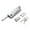 Silver, variant on TISHITA Door Bolts Lock Glass Door Floor Latch Easy to Use Zinc Alloy Solid Bolt Slide Bolt for Shop Bathroom Toilet Home Black