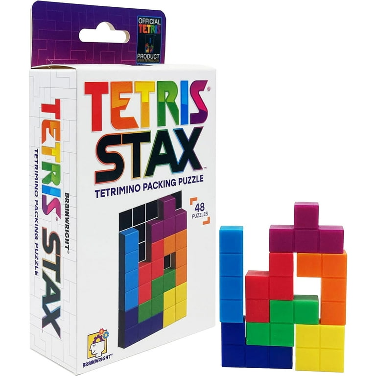 Brainwright - Tetris STAX - Tetrimono Packing Puzzle - 48 Pieces