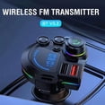 thumbnail image 4 of Kieccall Car Bluetooth MP3 Hands Free FM Transmitter New P22 Model QC3.0 PD20W Dual Fast Charging Gift, 4 of 8