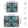 thumbnail image 3 of Dish Drying Mat Kitchen Pad Large Counter Absorbent Dish Mats Drainer Blue Agate, 3 of 8