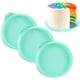 thumbnail image 1 of BEMS-4 piezas (verde) moldes de silicona para pasteles, moldes para pasteles redondos de 6 pulgadas, 1 of 5