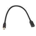 thumbnail image 1 of Câble Mini DisplayPort 1,4" mâle vers Mini DisplayPort femelle 8K 60 Hz, sûr et stable, pour PC, TV, projecteur, 1 of 4